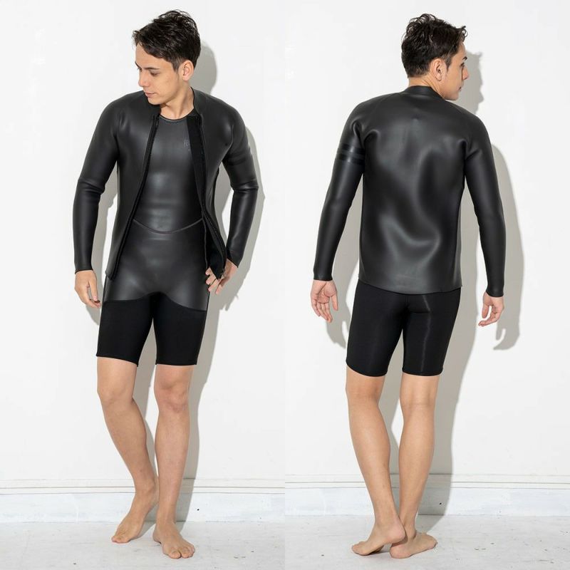 FELLOW メンズ スキン ショートジョン2mm ＆ タッパー3mm セット M