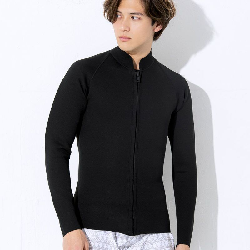 GRID SURF メンズ タッパー フロントジップ 1.5mm M～XXL 全1色