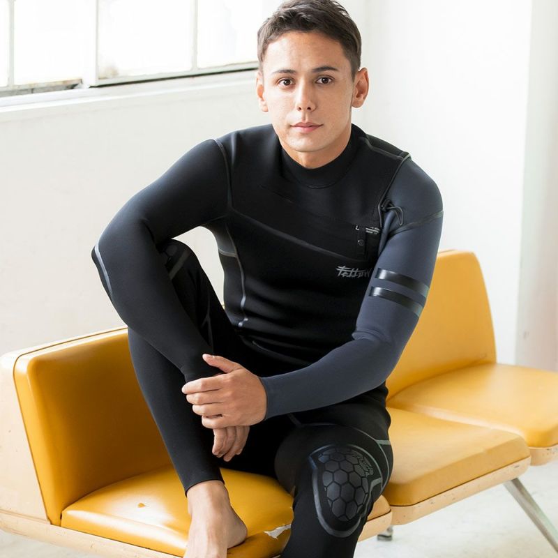 FELLOW メンズ フルスーツ ワンショルダーチェストジップ 3mm M～XXL