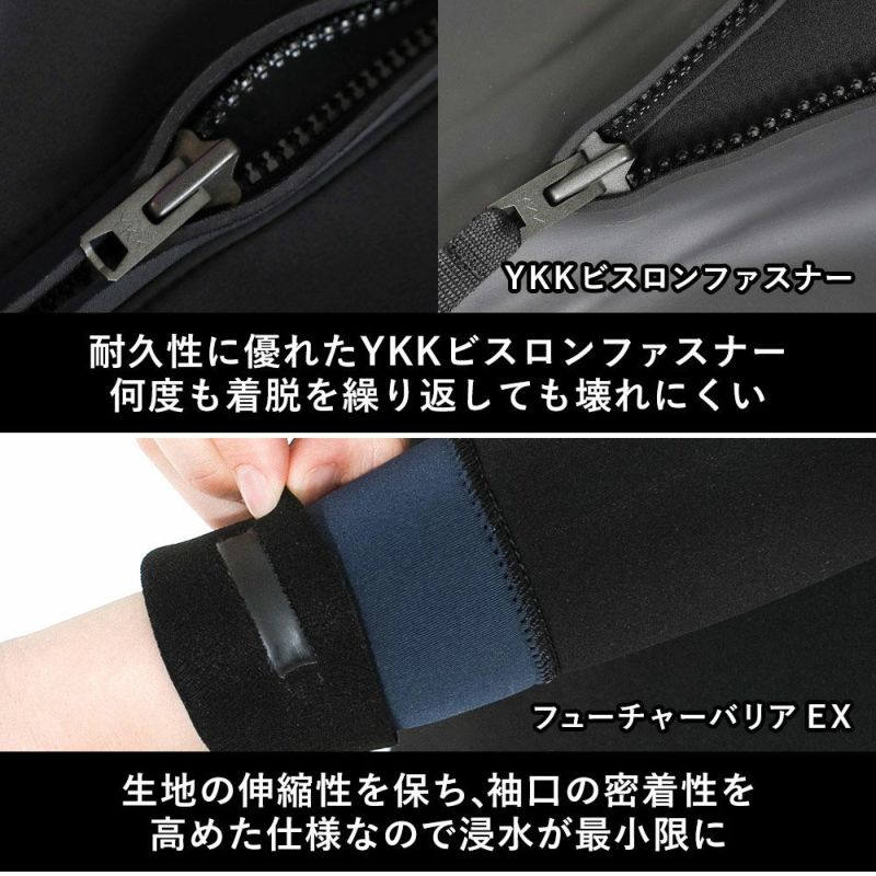 特価】FELLOW レディース ロングジョン3mm ＆ タッパー3mm セット M