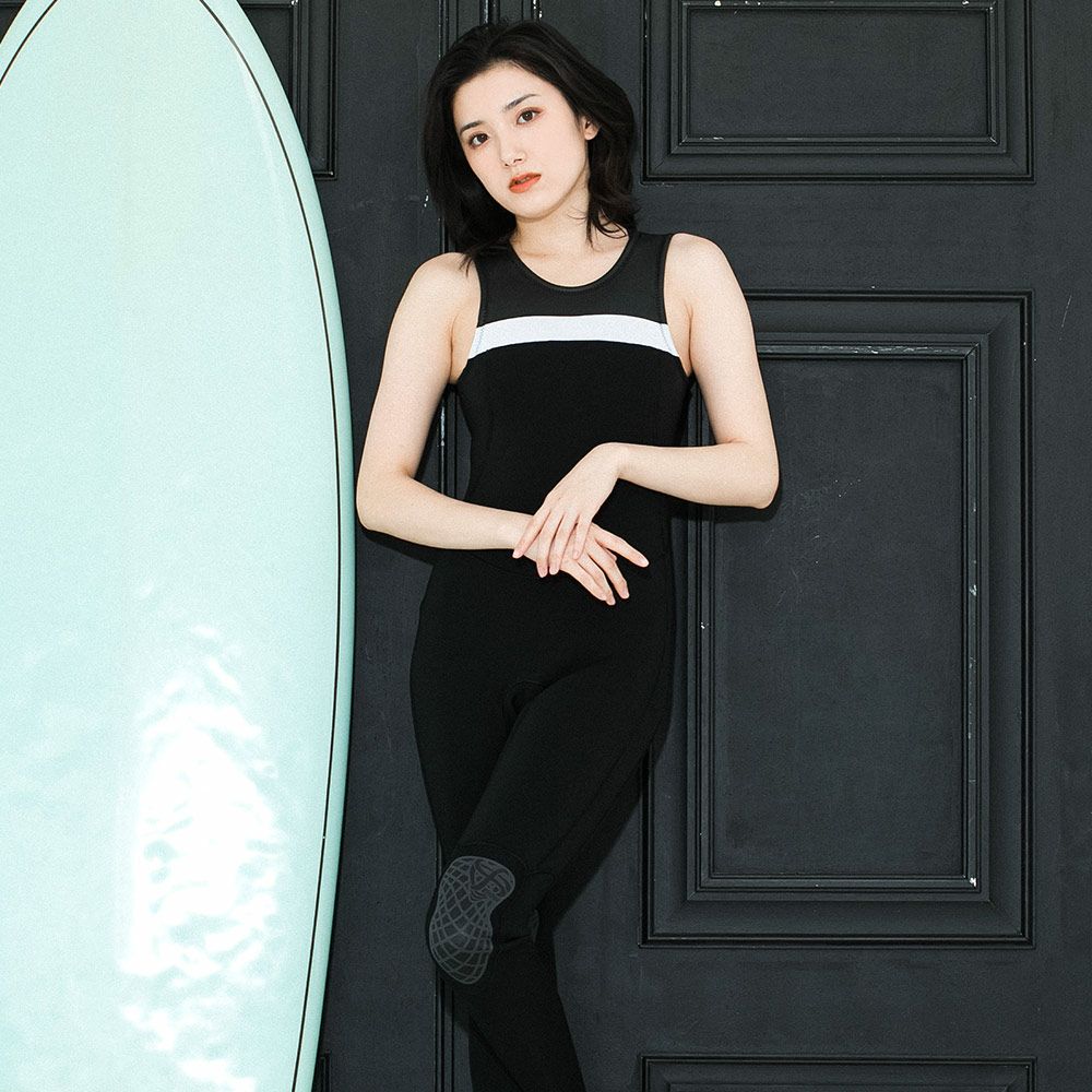 FELLOW レディース スキン ロングジョン バックジップ 3mm S～LB 全1色