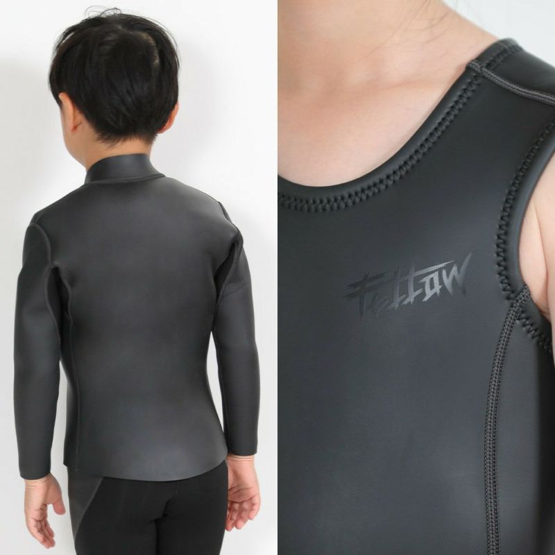 FELLOW キッズ ロングジョン＆タッパーセット 3mm 110～160 全1色