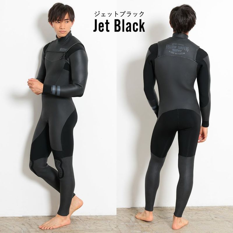 FELLOW メンズ セミドライ チェストジップ 5x3mm M～XXLB 全2色