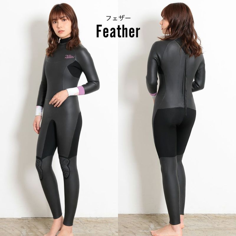 セミドライ　レディースM FELLOW レディース セミドライ ロングチェストジップ 5x3mm S～LB 全1