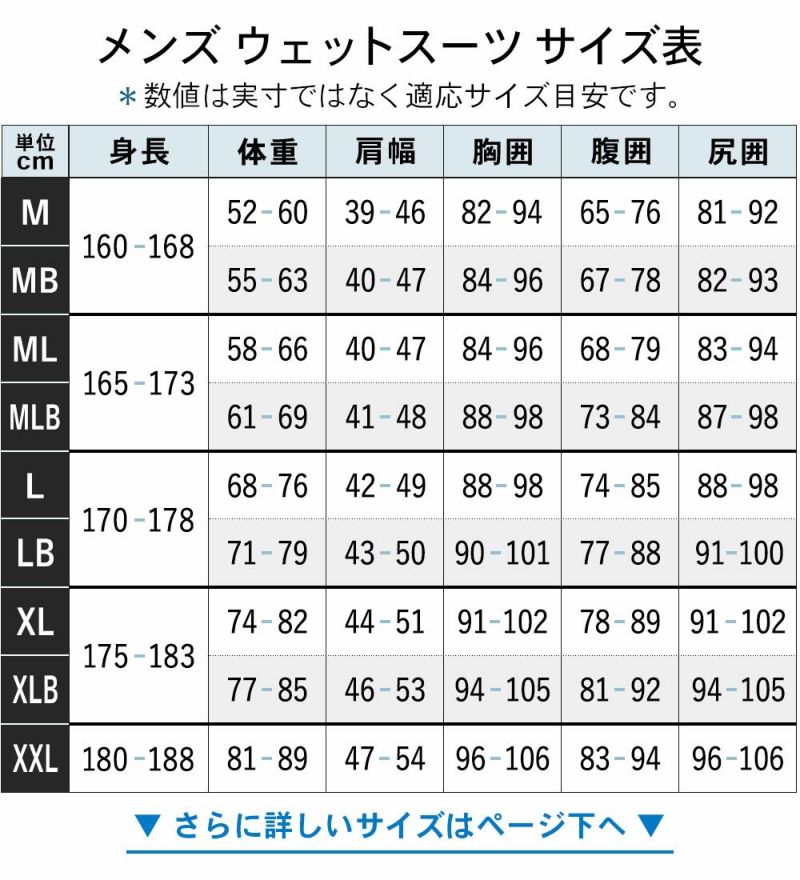 FELLOW メンズ セミドライ ロングチェストジップ 5x3mm M～XXL 全1色