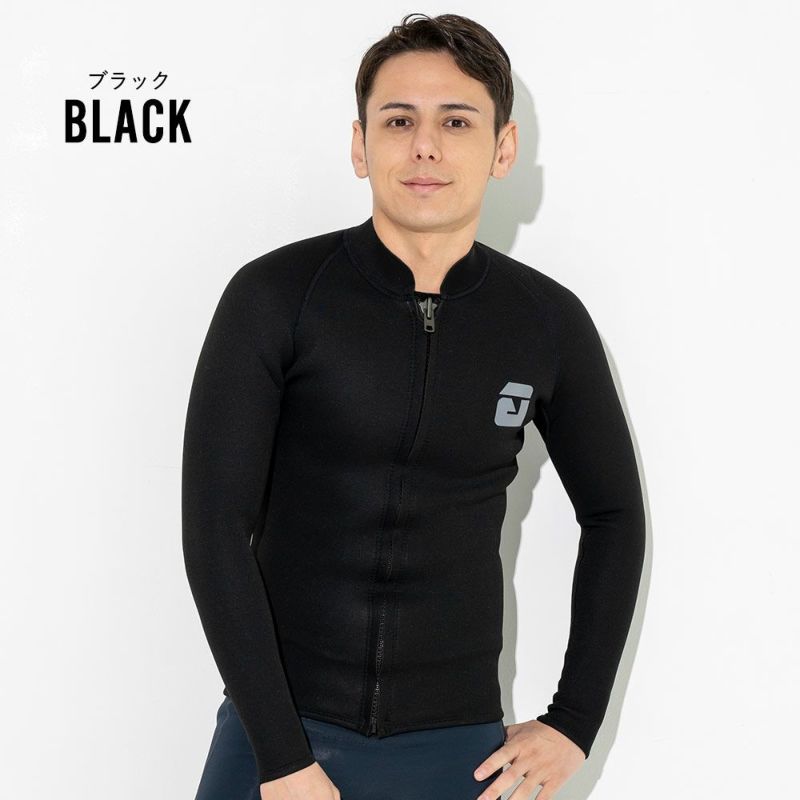 メンズ タッパー フロントジップ 2.5mm M～XXL 全1色 | FELLOW SURF 直営店